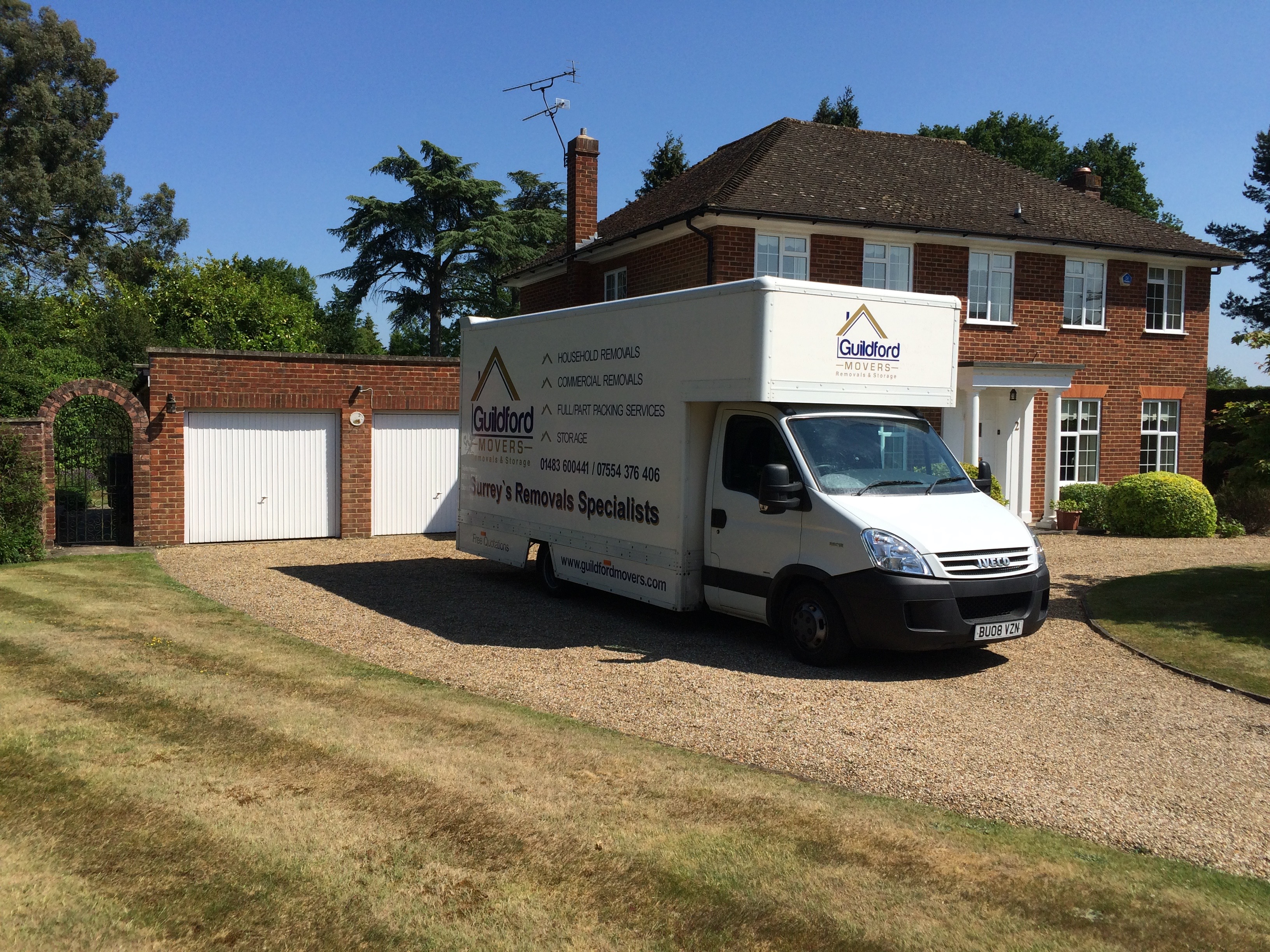 guildford movers van